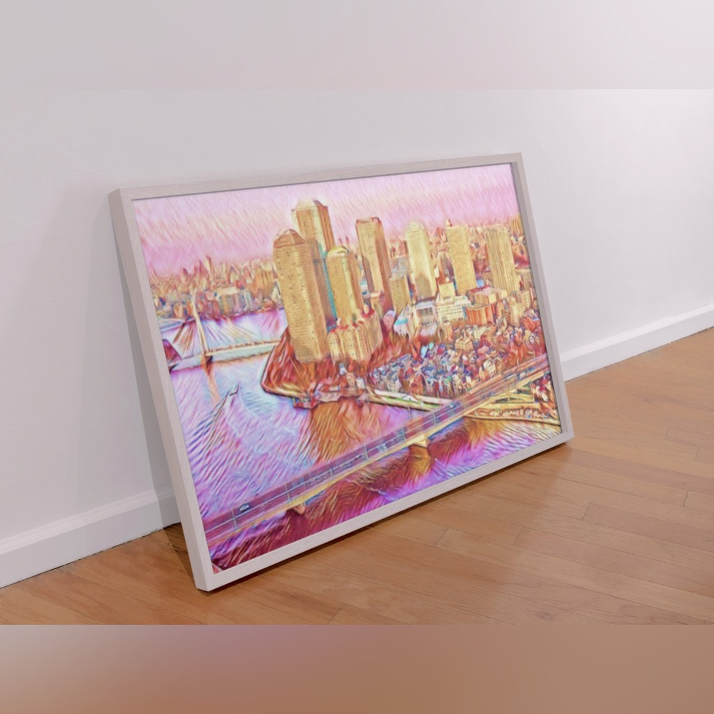 Canvas wall hanging